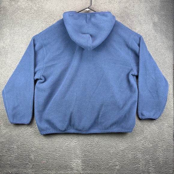 Levi's Men's Blue Fleece Relaxed Fit Quarter‎ Zip Hoodie Sweatshirt XXL - Picture 7 of 8